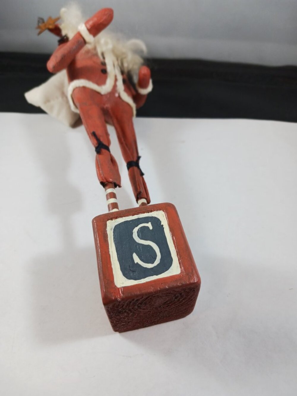 Handmade Santa Art Doll Primitive Style Collectable Keepsake - Picture 5 of 10